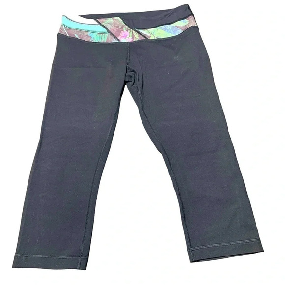 Lululemon Wunder Under Astro Crop Reversible Leggings - Picture 1 of 7